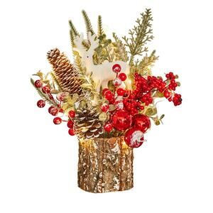 Xmas Decor Small Christmas Tree with Lights - Artificial Tabletop Lighted
